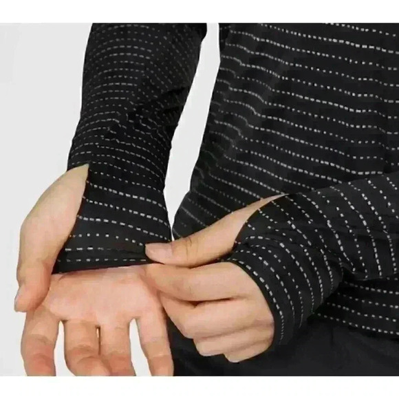 Nike Dri-FIT Running Top Women's Size Large Run Division Black Long-Sleeve - Picture 5 of 12